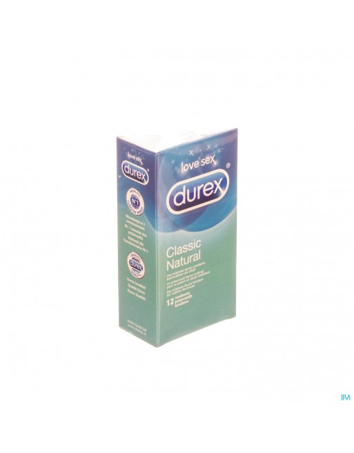 Préservatifs Durex Classic - Boîte De 12 Pièces, Neuf