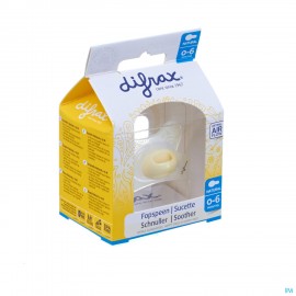 Difrax Fopspeen Mini Natural Assort 0-6m 1 stuk