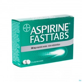 Aspirine Fasttabs 500 Mg Comp 20