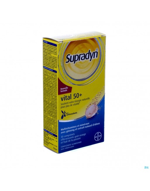 Supradyn Vital 50 Plus 30 bruistabletten 