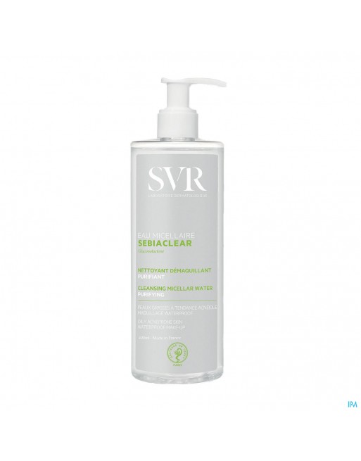 Sebiaclear Eau Micellair Fl 400ml