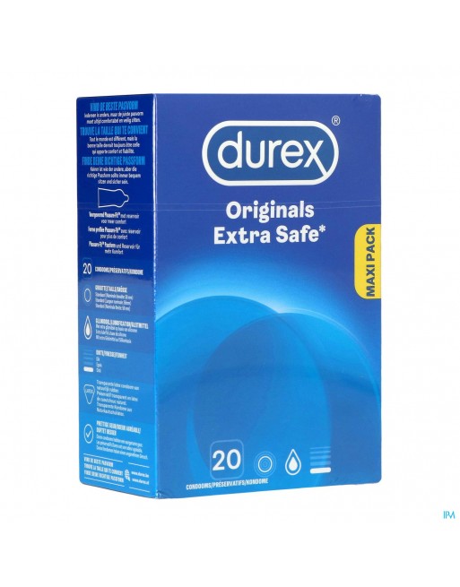 DUREX préservatifs Extra Safe 20pces