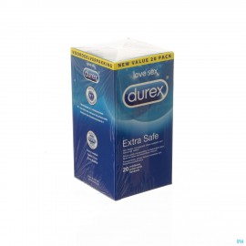 DUREX préservatifs Extra Safe 20pces
