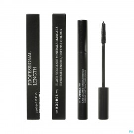 Korres Km Mascara Allong.01 Black Volcan. Mineral