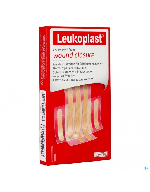 Leukosan Strip Natur. 6x6x38mm+3x6x75mm Leukoplast