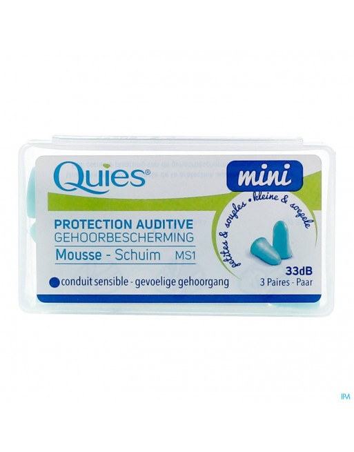 Quies Protection Auditive Petit Conduit Audit. 12