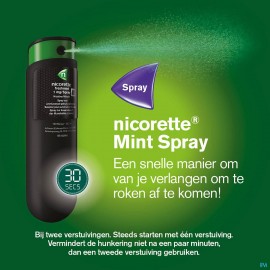 Nicorette Mint Spray Buccal 2x150 Sprays 1mg/spray