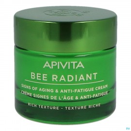 Apivita Bee Radiant Crème anti-âge et anti-fatigue Riche 50ml