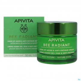 Apivita Bee Radiant Crème anti-âge et anti-fatigue Riche 50ml