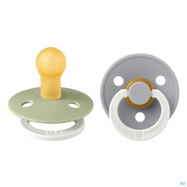 Bibs 1 Tetine Duo Glowindark Sage/cloud 2