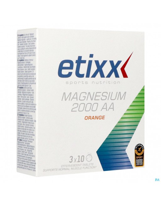 ETIXX MAGNESIUM 2000 AA BRUISTABLET 30