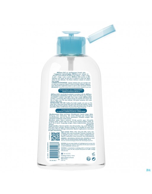 Bioderma Abc Derm H2o Doseerpompe 1l