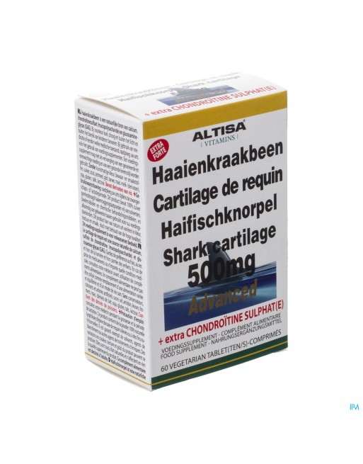Altisa Haaienkraakbeen 500mg Tabl 60