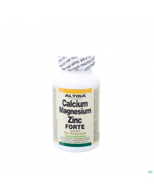 Altisa Ca mg Zn Forte Zn Bisglycinat Talb 100