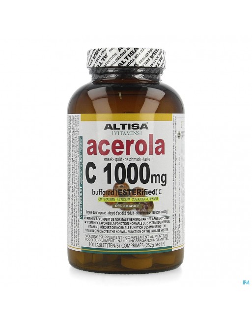 Altisa C 1000 Buffered Acerola Kauwtabletten 100