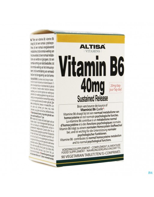 Altisa Vit B6 40mg Sustained Release Tabl 90