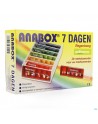Boite Medicaments Anabox 7 X 5 Rainbow Fr