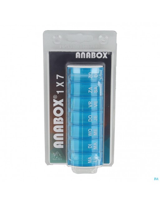 Anabox Pilulier Semaine Bleu