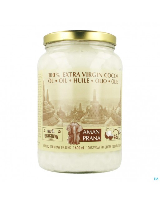 Amanprana Extra Virgin Huile Cocos 1600ml