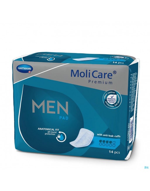 Molicare Premium Men Pad 4 Drops 34x18cm 14