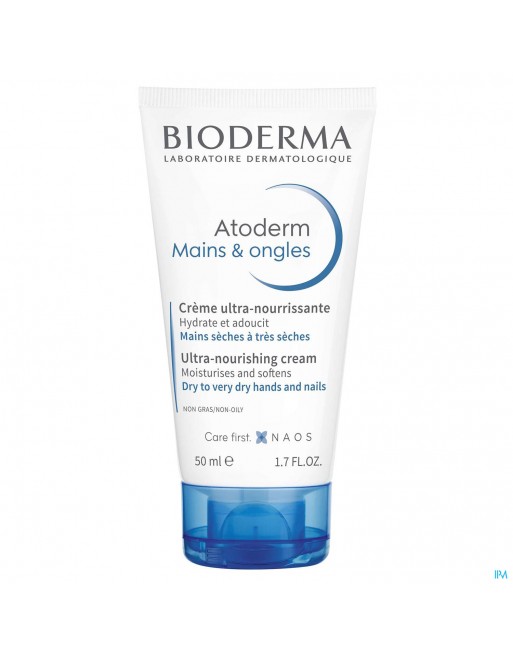 Bioderma Atoderm Handcreme Formule Parf Tube 50ml