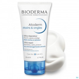 Bioderma Atoderm Handcreme Formule Parf Tube 50ml