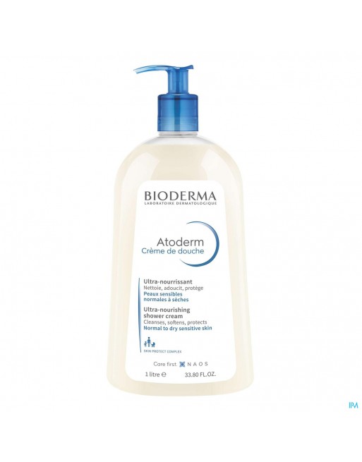 Bioderma Atoderm Wascreme Voeden-beschermen 1l