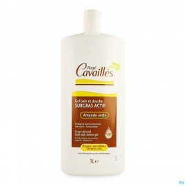 Roge Cavailles Gel Bad Douche Overv. Gr.amandel 1l