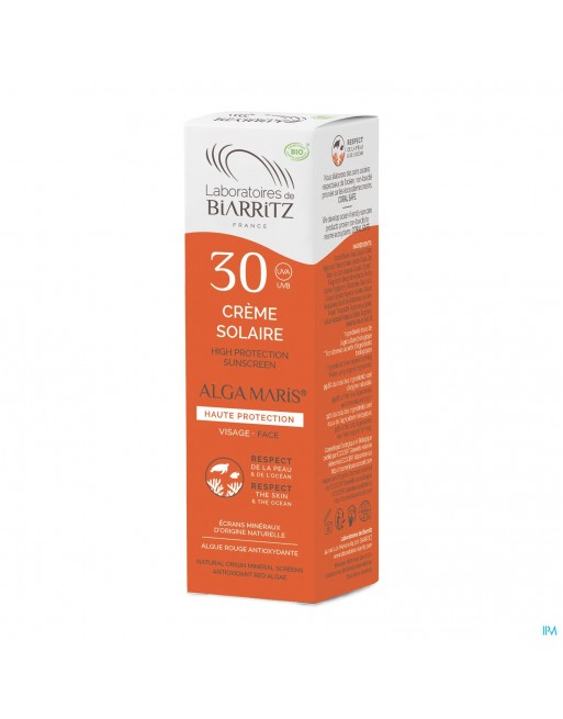 Alga Maris Zonnecreme Gezicht Ip30 50ml