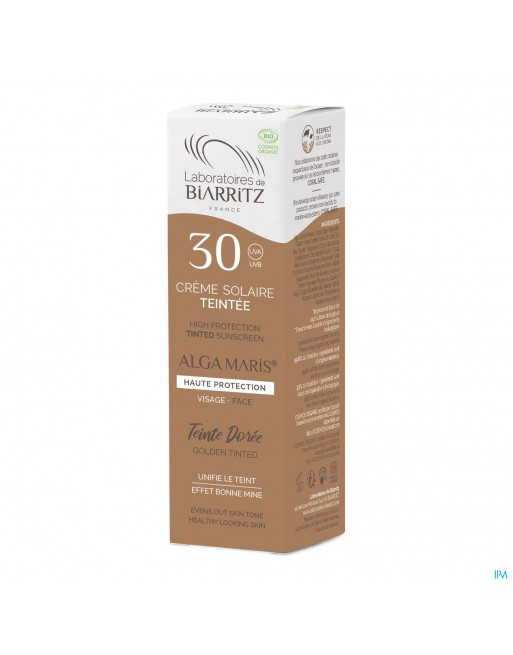 Alga Maris Zonnecreme Gezicht Ip30 Doree 50ml