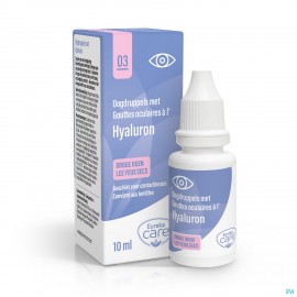 Eureka Care Oogdruppels Droge Ogen Hyaluron 10ml