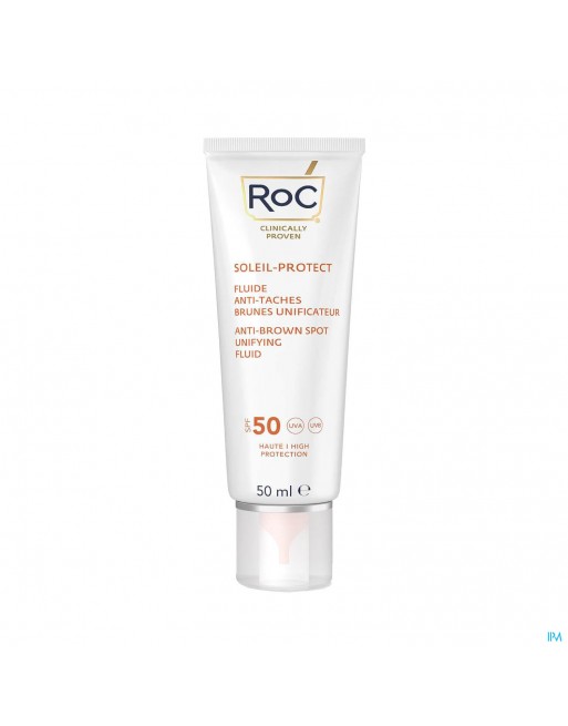 Roc Sol Protect A/brown Spot Unif.fl. Ip50 Tb 50ml