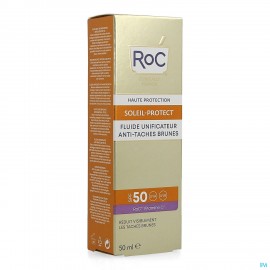 Roc Sol Protect A/brown Spot Unif.fl. Ip50 Tb 50ml
