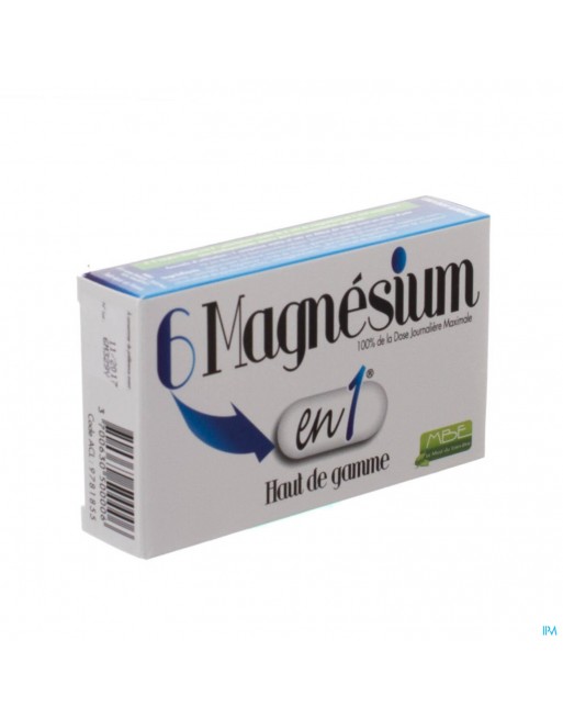 Magnesium 6 En 1 Comp 60