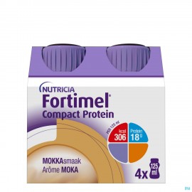 Fortimel Compact Protein Mokka 4x125ml