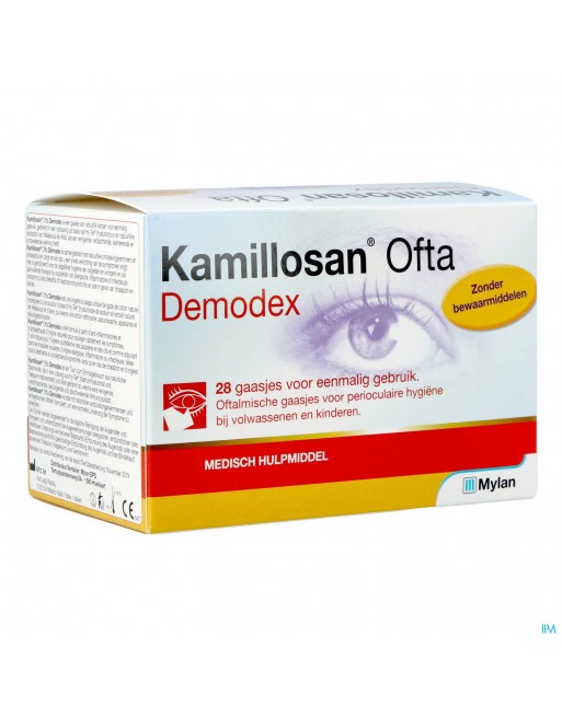 Kamillosan Ofta Demodex Doekjes 28