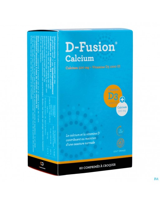 D-fusion Calcium 500/1000 Comp Croq 60