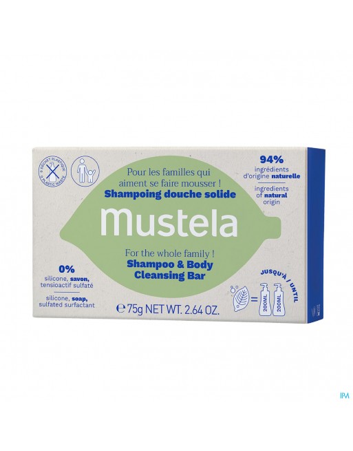 Mustela Fam Solide Douche Sh 75g