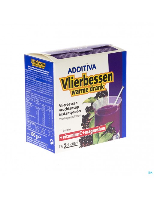 Additiva Vlierbessen Warme Drank Zakje 10