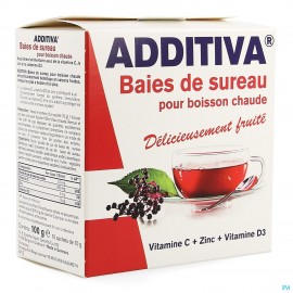 Additiva Baies Sureau Pour Boisson Chaude Sach 10