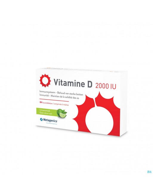 Vitamine D 2000iu Metagenics Tabl 84