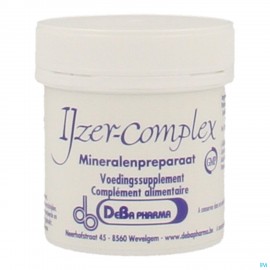 Ijzer Complex Vegetat. Caps 60x25mg Deba