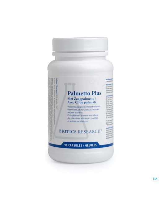 Palmetto Plus Biotics Caps 90