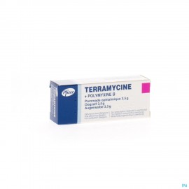 Terramycine+ polymyxine b 5/10000 3,5g oogzalf