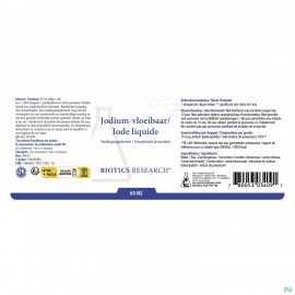 Iode Liquide Biotics Gutt 2oz