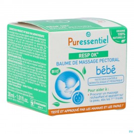 Puressentiel Ademhaling Massagebalsem Baby 30ml
