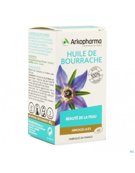 Arkogelules Huile De Bourrache 60