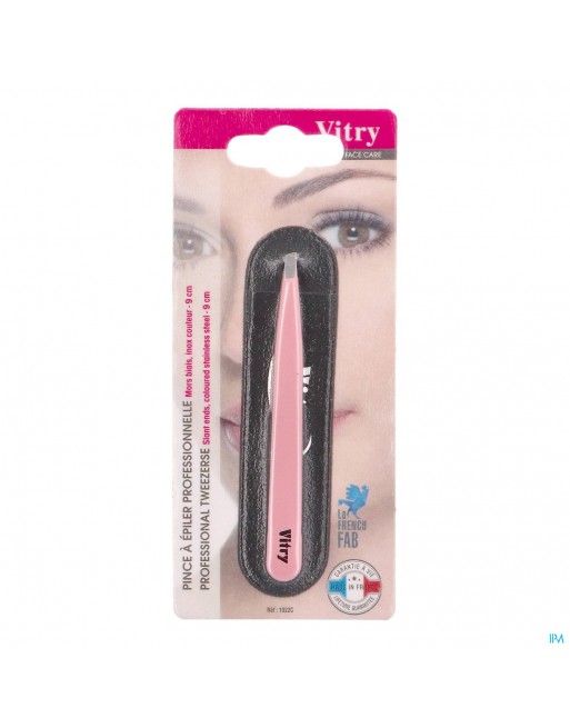 Vitry Classic Pince Epil Prof Oblique Inox 1022