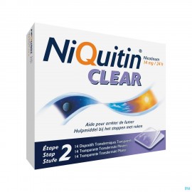 NIQUITIN CLEAR 14 MG 14 PATCH