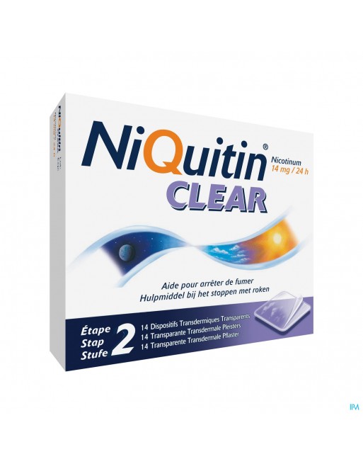 NIQUITIN CLEAR 14 MG PATCH - online bestellen